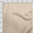 thumbnail image 3 of oneOone Viscose Jersey Light Beige Fabric Dot Craft Projects Decor Fabric Printed By The Yard 60 Inch Wide, 3 of 5