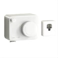 thumbnail image 1 of Wall-Mounted Retractable Clothesline Laundry Hanger ,White, 1 of 5