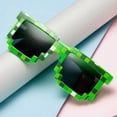 thumbnail image 2 of Typpkmm 2023 New Fashion Sun Glasses Sunglasses Creeper Glasses Novelty Mosaic Funny Goggles Boys Girls Pixel Eyewear, 2 of 5