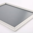 thumbnail image 5 of M&T Displays Snap Poster Frame 18x30 Inch Silver 0.79" Aluminum Profile Easy Front Loading Wall Mounting Photo Picture Document Sign Holder Mitered Corner Anti Glare Cover, 5 of 6