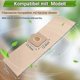 thumbnail image 2 of 15 Pack Vacuum Cleaner Bags For Karcher 6.959-130.0 Wd3 Wd3p Mv3 Wet & Dry Vacuum Cleaner Replacement Paper Filter Bags, Bag For Karcher Wd3 Premium A, 2 of 5