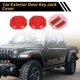 thumbnail image 3 of Cubierta de llave de puerta exterior 3 Pcs para Jeep Wrangler JL JLU Sport Sahara Rubicon 2018-2022 y Gladiator JT 2020-2022 ABS Rojo, 3 of 6