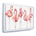 thumbnail image 1 of Gracefully Pink Shabby flamingo - Farmhouse Framed Canvas, 1 of 3