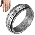 thumbnail image 4 of Titanium Steel Tensile Rotating Ring A Rotatable Titanium Steel Ring Men's Accessory For Relieving Stress And Anxiety, 4 of 9