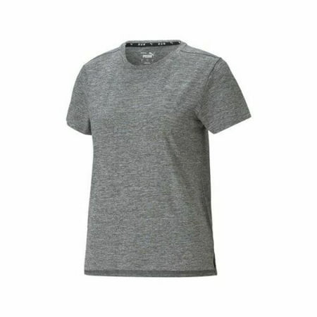 Puma Womens Favorite Heather Short Sleeve Running T-Shirt, Size M