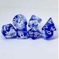 thumbnail image 3 of Nebulous Blue DnD Dice Set | Dungeons and Dragons | 7 Dice RPG Polyhedral Set d20, 3 of 3