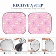 thumbnail image 5 of Saiise Butterfly 1 for Foldable Car Sun Shades (2-Pack) Offer Sun Protection with an Easy-fold Design for Convenient Windshield Shading-Large, 5 of 5