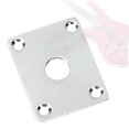 thumbnail image 4 of Guitarra eléctrica Universal estilo cuadrado Jack placa bajo 1/4 salida entrada Jack Socket, 4 of 8