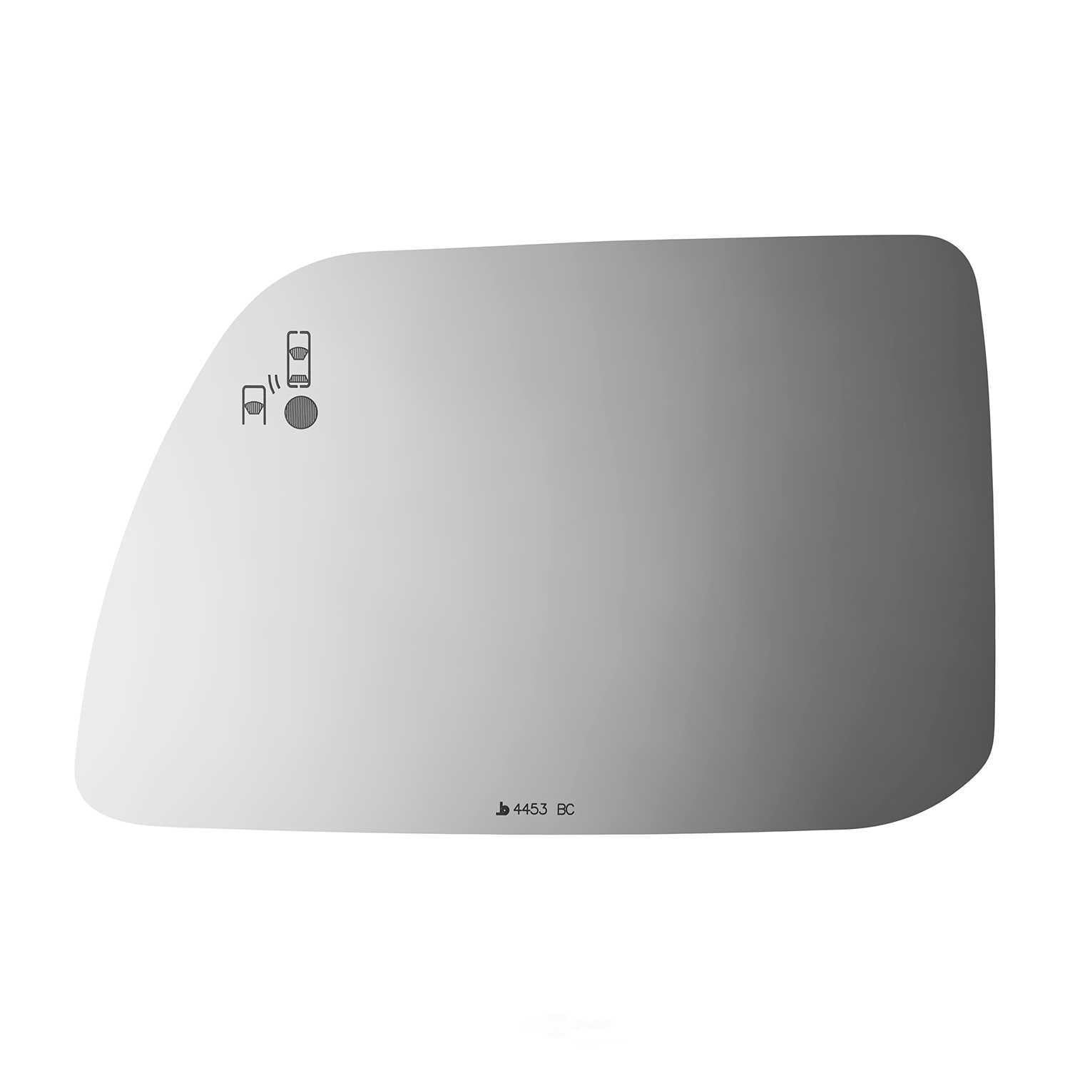 Burco Side View Mirror Replacement Glass - Clear Glass - 4453BC