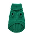 thumbnail image 2 of CICRKHB Dog Sweater Soft Warm Turtleneck, Knitted Clothes for Small Medium Large Pet | Turtleneck & Classic Design, Easy On/Off, Warm Winter Girls Boys Dogs Christmas Sweaters, Green, L, 2 of 3