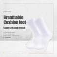 thumbnail image 2 of Calcetines deportivos para entrenamiento de tripulación SOX TOWN, acolchados, unisex, blancos, 2 of 6