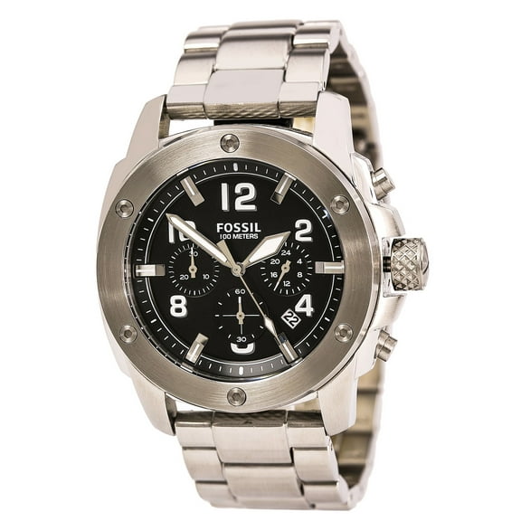 Fossil Men's Modern Machine FS4926 Silver Stainless-Steel Analog Quartz Watch