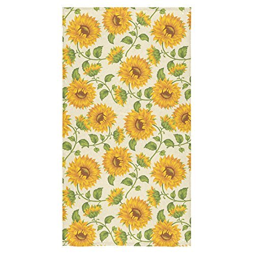 ZKGK Sunflower Bath Towels Beach Bathroom Body Shower Towel 30"x56"(One