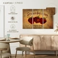 thumbnail image 4 of Elephant Stock Tasty Strawberries Wall Art - Horizontal Multi Panel Canvas - Living Room Wall Decor - Food And Drink Multi Panel - Orange And Brown Decor - 45" x 28", 4 of 4