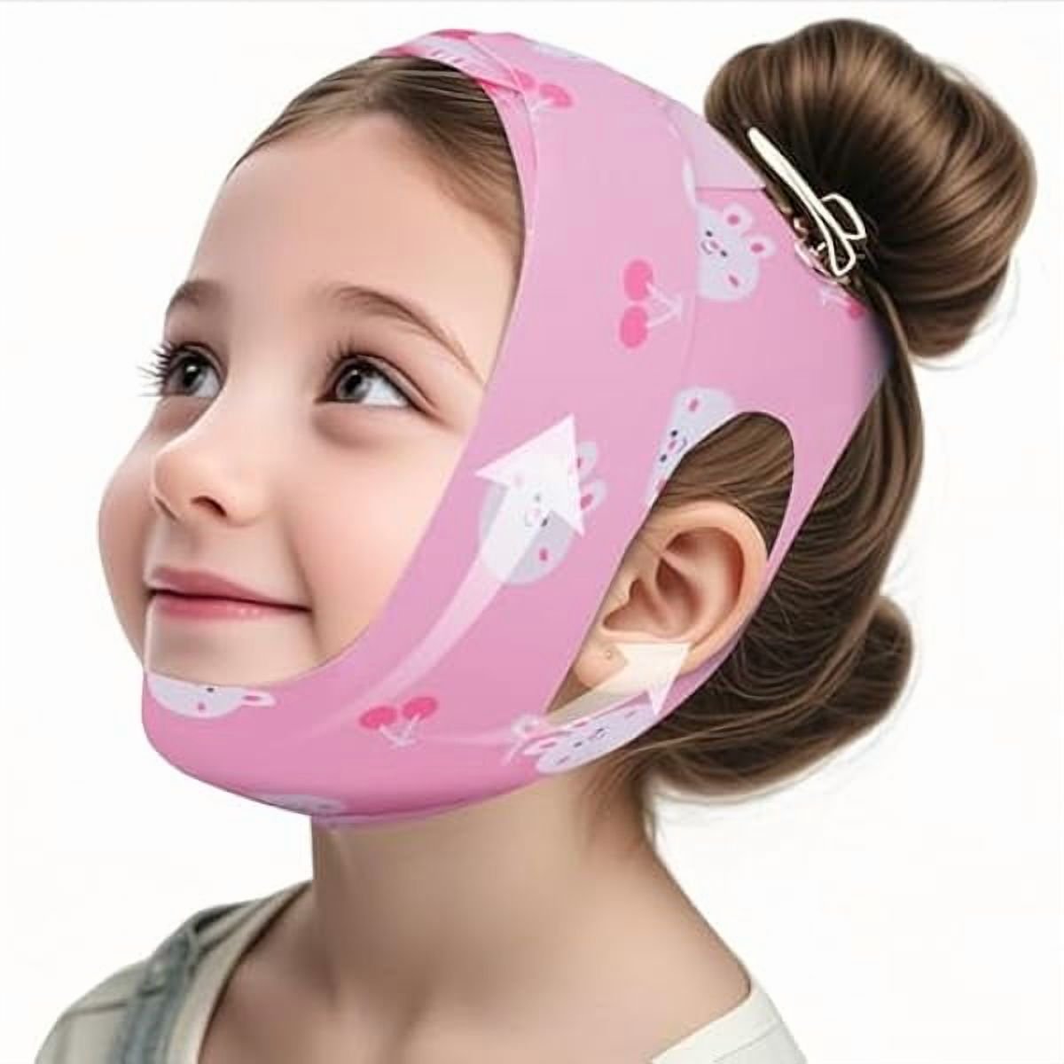 USBSO 2025 Anti-Snoring Chin Strap for Sleeping Kids - Professional Anti-Snoring Solution, Small Chin Strap for Snoring,Breathable and Adjustable, Fits Kids 3'9"-5'3" Tall and Weighing 33-132 lbs