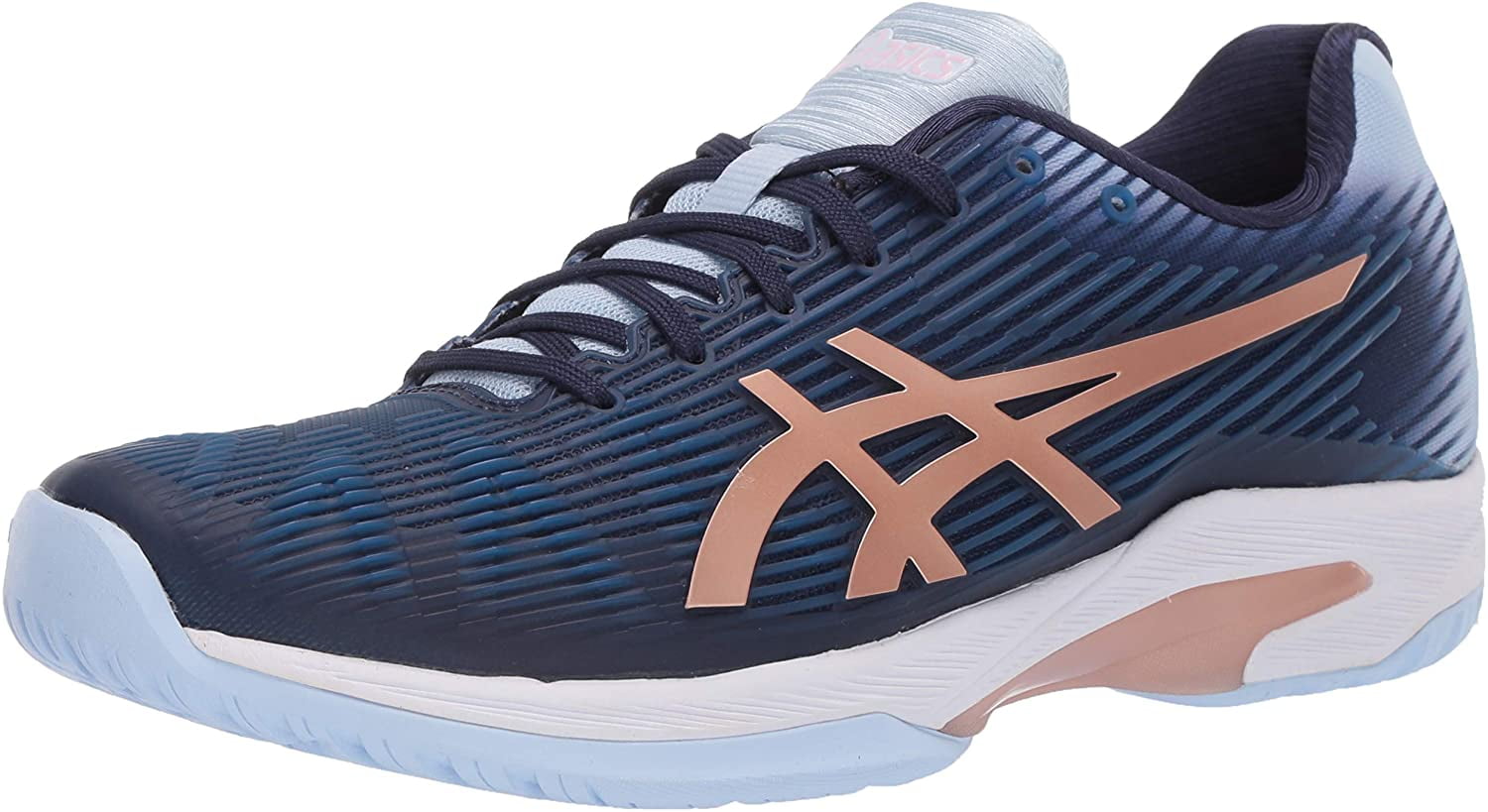 rose gold tennis shoes for women