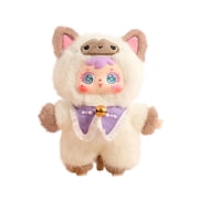 Cat Party Plush Blind Box, Kawaii Animal Series, 1 PCS Adorable Collectible Mystery Plush toys, Cute Soft Stuffed Figures Birthday Gifts for Kids Adults (1 of 7 Possible Styles)