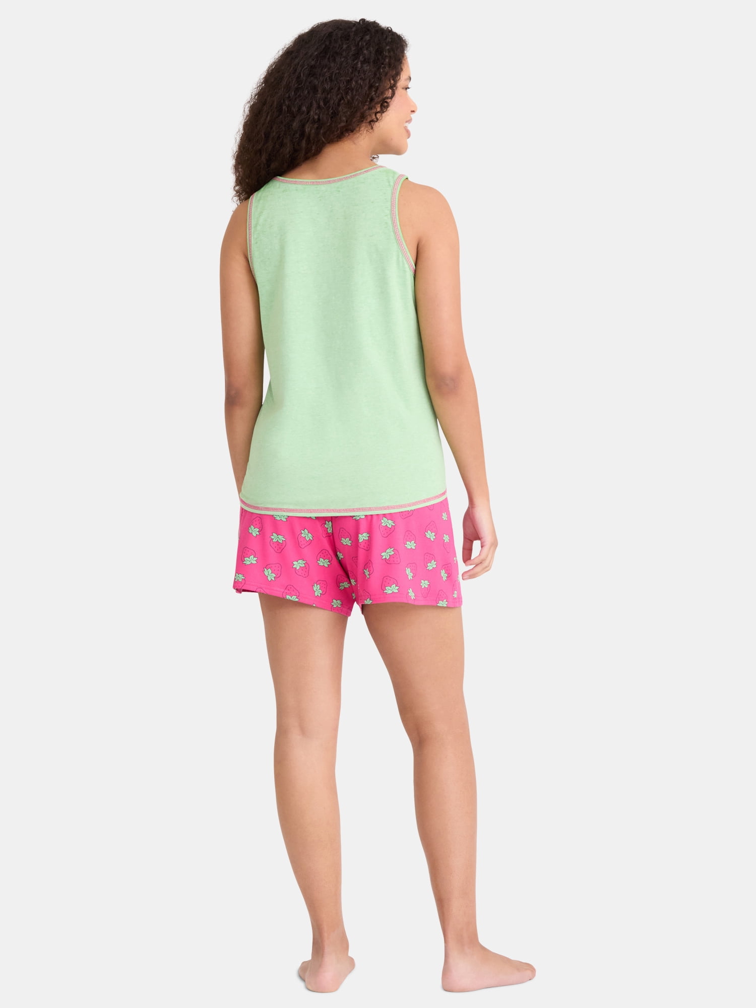 Strawberry Shortcake Women's Tank Top and Shorts Pajama Set, 2-Piece, Sizes XS-3X