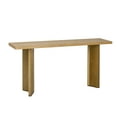 thumbnail image 4 of Harper & Bright Designs Minimalist Wood Console Table with Geometric Legs for Living Room , Study and Dining Room , Natural, 4 of 9