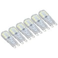 thumbnail image 1 of 14 LED Dimmable Bulbs, Fast Heat Dissipation 6pcs G9 Light Bulb Universal Small 3W  For Table Lamp For Ceiling Lamp Warm Light 110V, 1 of 8