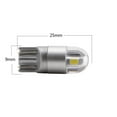 thumbnail image 4 of 2-3pack 2 piezas Universal Car 12V T10 3030 2SMD LED Bombilla blanca , 3 piezas Baoblaze Bombilla de lámpara de luz T10 SMD, 4 of 8