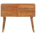thumbnail image 2 of vidaXL Sideboard 33.5"x15.7"x27.6" Solid Mango Wood, 2 of 12