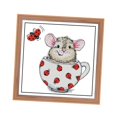 thumbnail image 2 of GUOOL Stamped Cross Stitch Kits Cloth Embroidery Material Package 14ct 2strand, 2 of 8