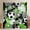Green, variant on Erosebridal Green Splatter Soccer Black Out Curtains, Cartoon Honeycomb Curtains Pack of 2 (42x63 Each) for Boys and Girls