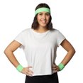 thumbnail image 1 of Sweatband Set Neon Green | 80s | Costume Pieces & Kits, 1 of 1