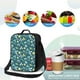 thumbnail image 4 of Fotbe Floral Lonchera Bolsa de Almuerzo para Hombres y Mujeres, Lonchera de Gran Capacidad, Bolsa de Almuerzo Reutilizable, Bolsa Térmica Aislante, 4 of 7