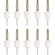 thumbnail image 1 of Set Of 10 Gold Stainless Steel Liquor Pourer Spouts With Spout For Oil, Drinks, Pouring Bottles Banmo, 1 of 4