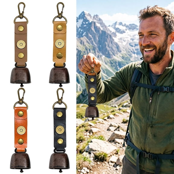 Forestwhale Loud Bear Deterrent Alarm for Hiking Portable Wildlife Safety Device with Carabiner Clip Emergency Noise Maker for Camping Biking Climbing