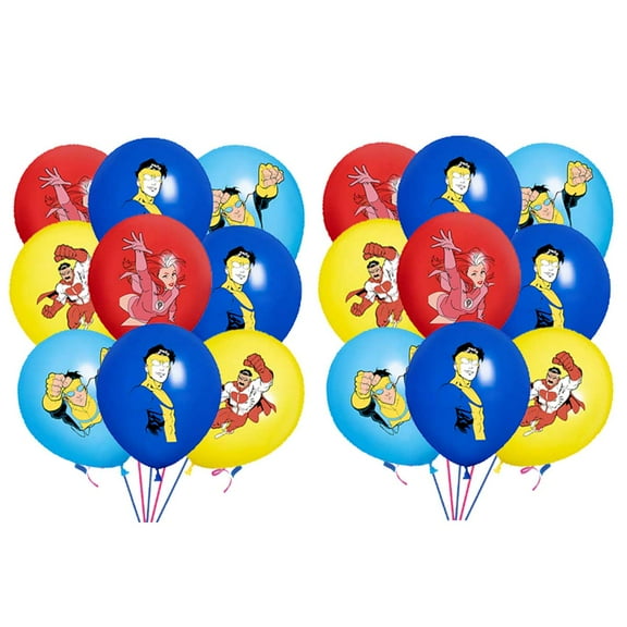 Invincible Balloons Party Supplies Birthday Favors Decorations Decor Kit Latex