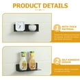 thumbnail image 2 of Shisuyan 4Pcs Floating Wall Shelves Self Adhesive Floating Corner Shelves Small Display Shelf, 2 of 8