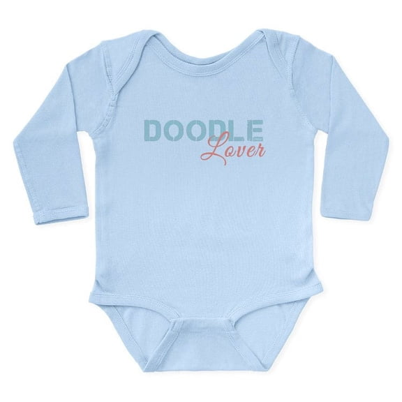 CafePress - Doodle Lover Long Sleeve Infant Bodysuit - Long Sleeve Cotton Baby Bodysuit
