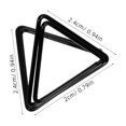 thumbnail image 2 of unbranded 36Ud Tarjetas Triangular De Hierro Negro Para De En Bodas, 2 of 7