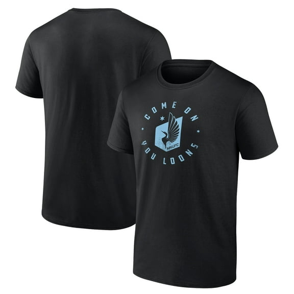 Men's Black Minnesota United FC Hometown Collection Logo T-Shirt