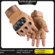 thumbnail image 2 of Guantes tácticos de medio dedo para hombre, para ciclismo al aire libre, deportes de ciclismo, antideslizantes, resistentes al desgaste, para montañismo, fitness, lucha, entrenamiento, 2 of 6