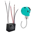 thumbnail image 3 of Interruptor de ventilador de techo de 3 velocidades y 5 cables, accesorio de repuesto, interruptor con cable de cadena Cadena de plata, 3 of 9