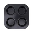 thumbnail image 1 of Baking Trays & Trays Cupcake Pans for Baking 4-Cup Cupcake Mould Pan Nonstick Easy Clean Durable Bakeware for Home Kitchen, 1 of 5