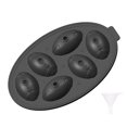 thumbnail image 1 of Bandeja De Cubitos De Hielo Con Forma De Fútbol, ​​6 Rejillas, Herramienta De Fabricación De Cubitos De Hielo Plegable Flexible, Accesorios De Molde Para Club Deportivo De Restaurante Interior Noticed HA026592-02, 1 of 6