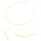 thumbnail image 2 of Ofertas Únicas 1 Pc Diadema Clásica de Moda Frosted para Mujeres y Niñas 5.51"x4.72" Beige, 2 of 4