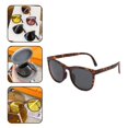 thumbnail image 3 of de sol plegables Marco ligero de moda Mujeres Hombres Protección ocular Tonos portátiles de sol de conducción para golf Ciclismo Playa Marco de Hugo Gafas plegables, 3 of 9