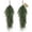 Green, variant on Leyaron Christmas Swags Decorations, 2 Pcs 30" Christmas Artificial Norfolk Pine Greenery Teardrop Wreath for Indoor Outdoor Table Mantle Fireplace Xmas Decor