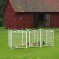 thumbnail image 4 of Holaki Dog Playpen Indoor 32 inch 8 Panels Metal Dog Pen Pet Dog Fence Outdoor Exercise Pen with Doors, Heavy Duty Dog Fence Puppy Pen for Large Medium Small Dogs Indoor Outdoor Foldable Pet Exercise, 4 of 15
