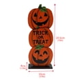 thumbnail image 3 of Decoraciones de mesa de Happy Halloween, centros de mesa de madera para fiesta de Halloween, mesa de cena, bandeja, decoración de habitación, 3 of 5