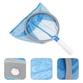 thumbnail image 3 of 1Pc Pool Leaf Skimmer Aluminum Handle Pool Cleaning Net Salvage Net (Blue), 3 of 7