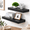Black-24W x 11.6D x 2H, 2 Pack, variant on Deep Floating Shelves 24'' X 12'' Grey For Wall Set Of 2