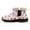 Strawberry Pink, variant on Psesaysky Little Penguins Snow Boots for Women Girls Winter Indoor Outdoor Comfortable Warm Plush Ankle Boots Size 6-12