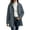 Dark Gray, variant on Women's Winter Longline Sweatshirts Zip up Hooded Long Sleeve Loose Fit Tunic Hoodies with Zipper Pockets for Outdoor Travel White